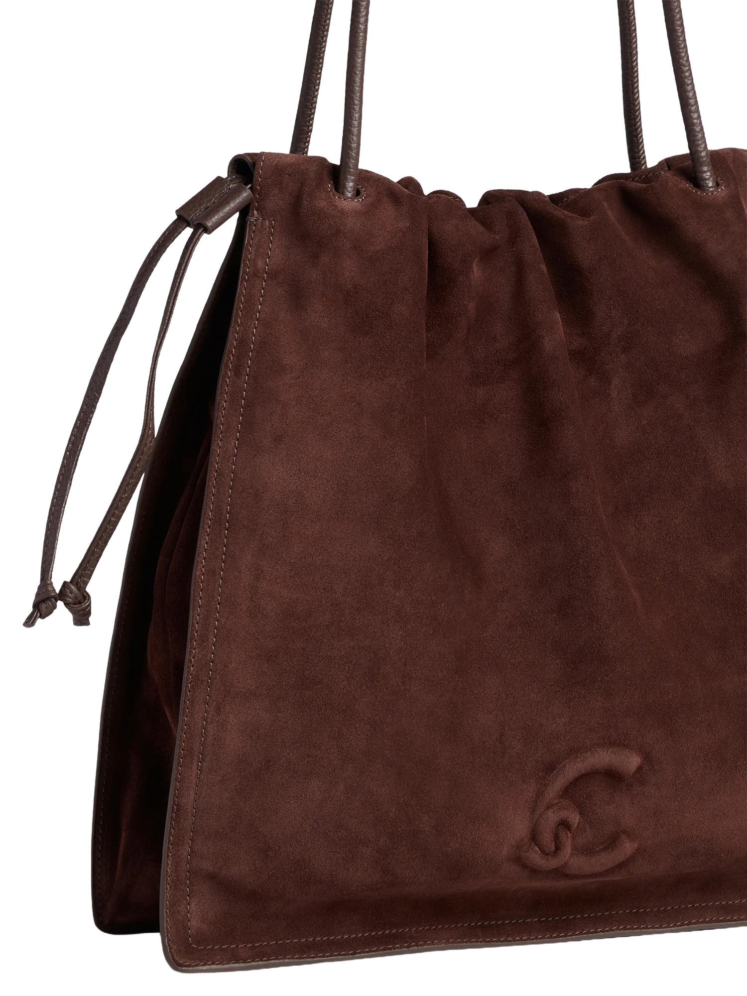 Coccinelle Borsa in suede Dulse large
