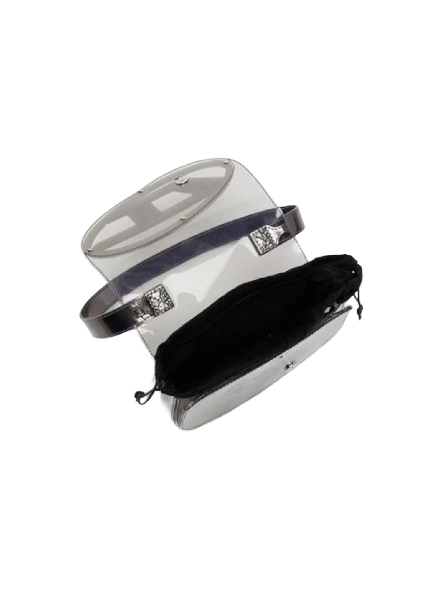 Diesel Borsa 1DR in TPU trasparente