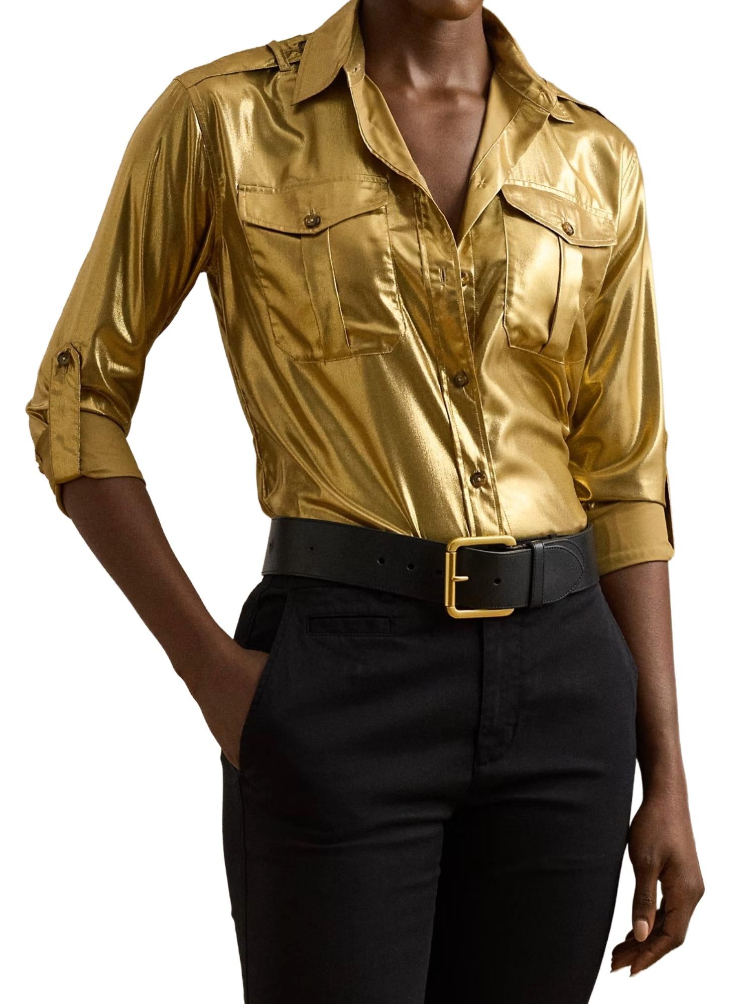 Lauren Ralph Lauren Camicia metallizzata Archibald