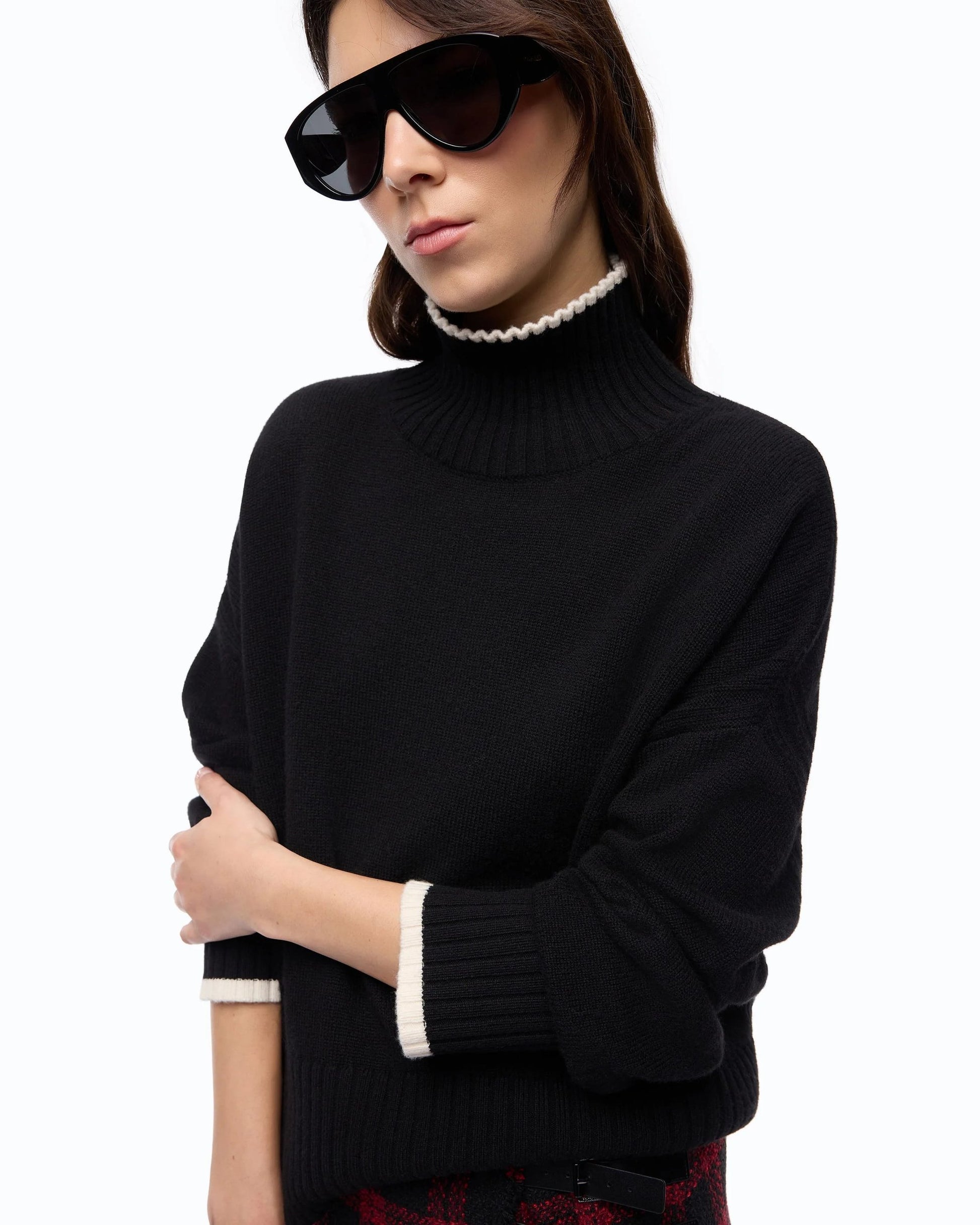 Pinko Maglia Dolcevita in Lana e Cashmere donna