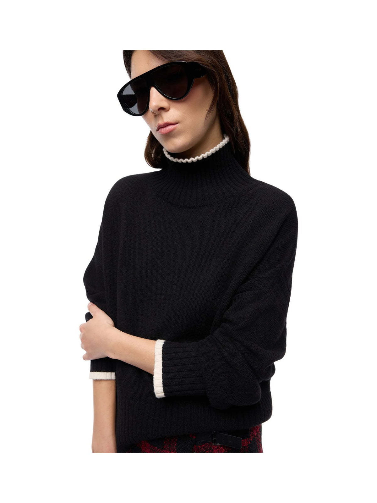 Maglione Dolcevita in lana e cashmere