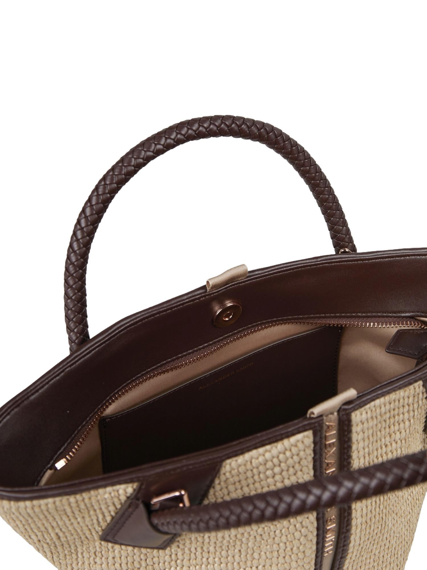 Alexander Smith Borsa in rafia Lauren Small