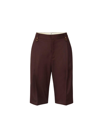 Elisabetta Franchi Bermuda in fresco lana