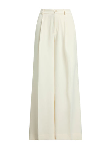 Pantaloni a gamba larga in georgette dolcuppo-face