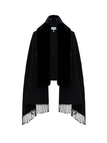 Blugirl Stola con ecopelliccia 65x170 cm