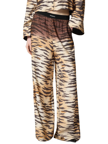 Pinko Pantalone con stampa tigrata Persy