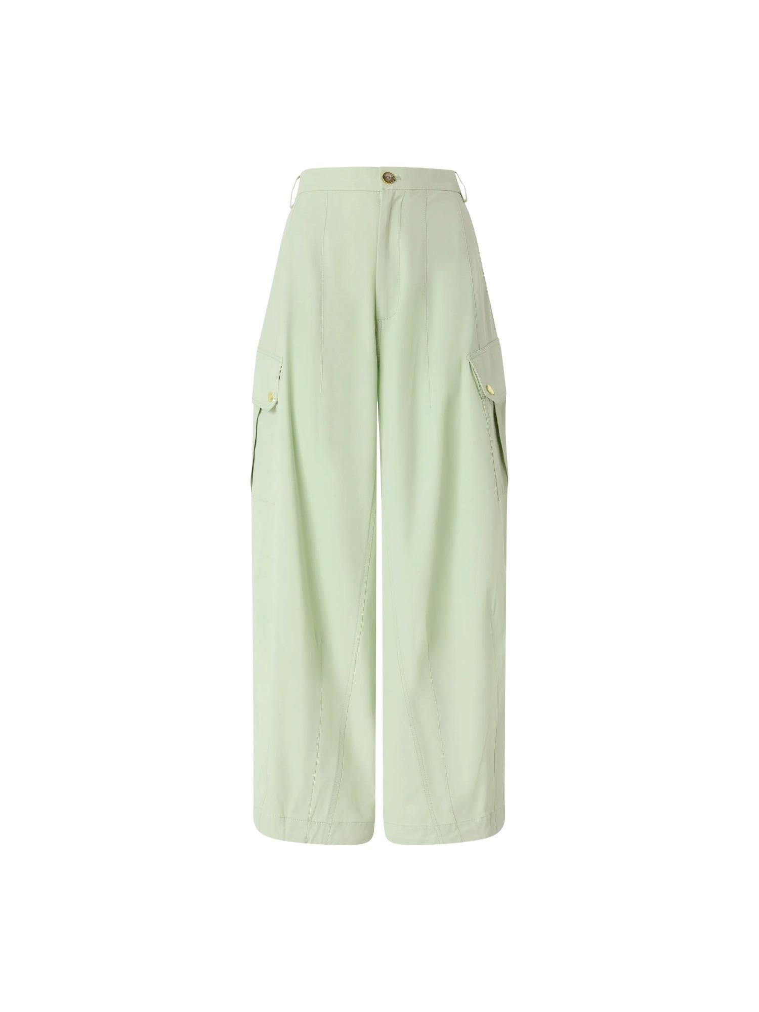 Pinko Pantalone cargo in twill Rosalin