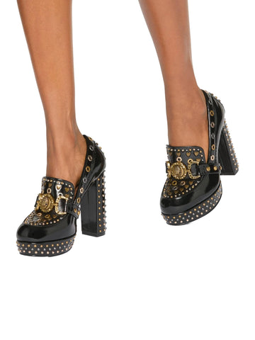 Kurt Geiger Mocassini con plateau e tacco