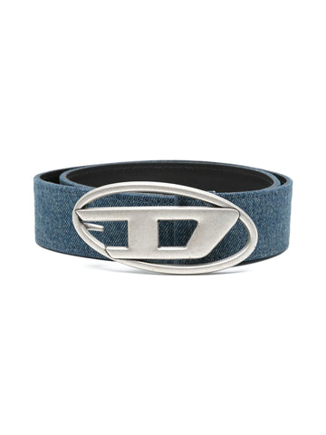 Diesel Cintura B-1DR Oval-D 5 cm in denim
