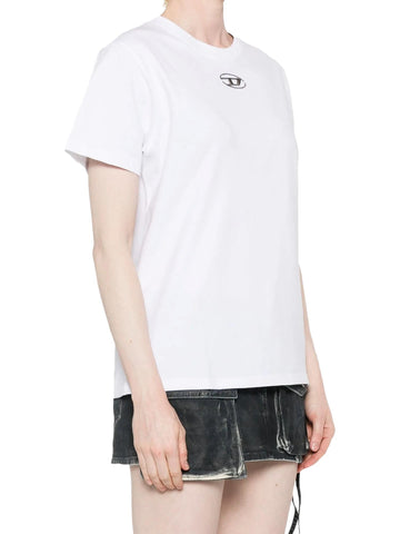 Diesel T-shirt con logo Oval D T-Regs-Od-Q1