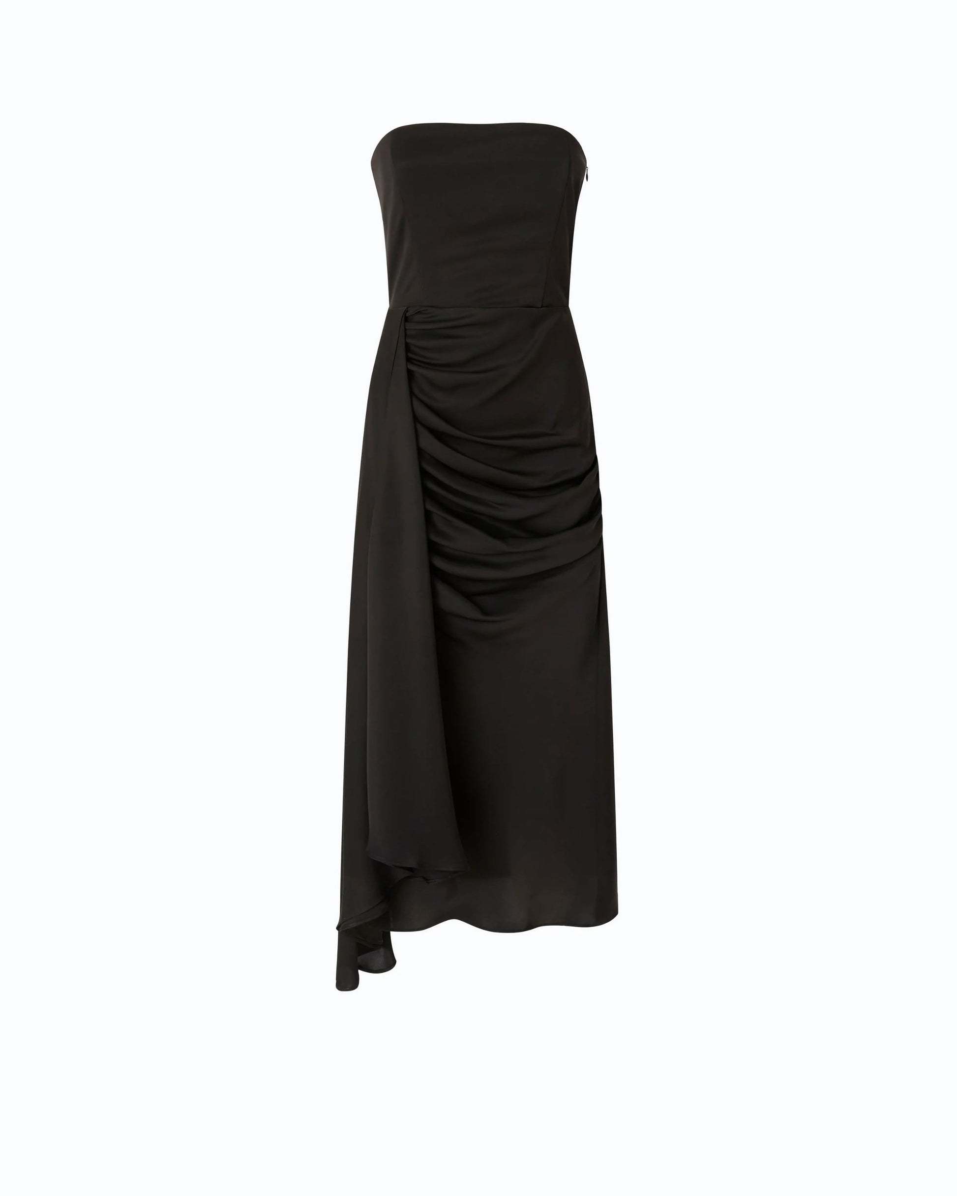 Pinko Abito Satin Smanicato con Drappeggi donna