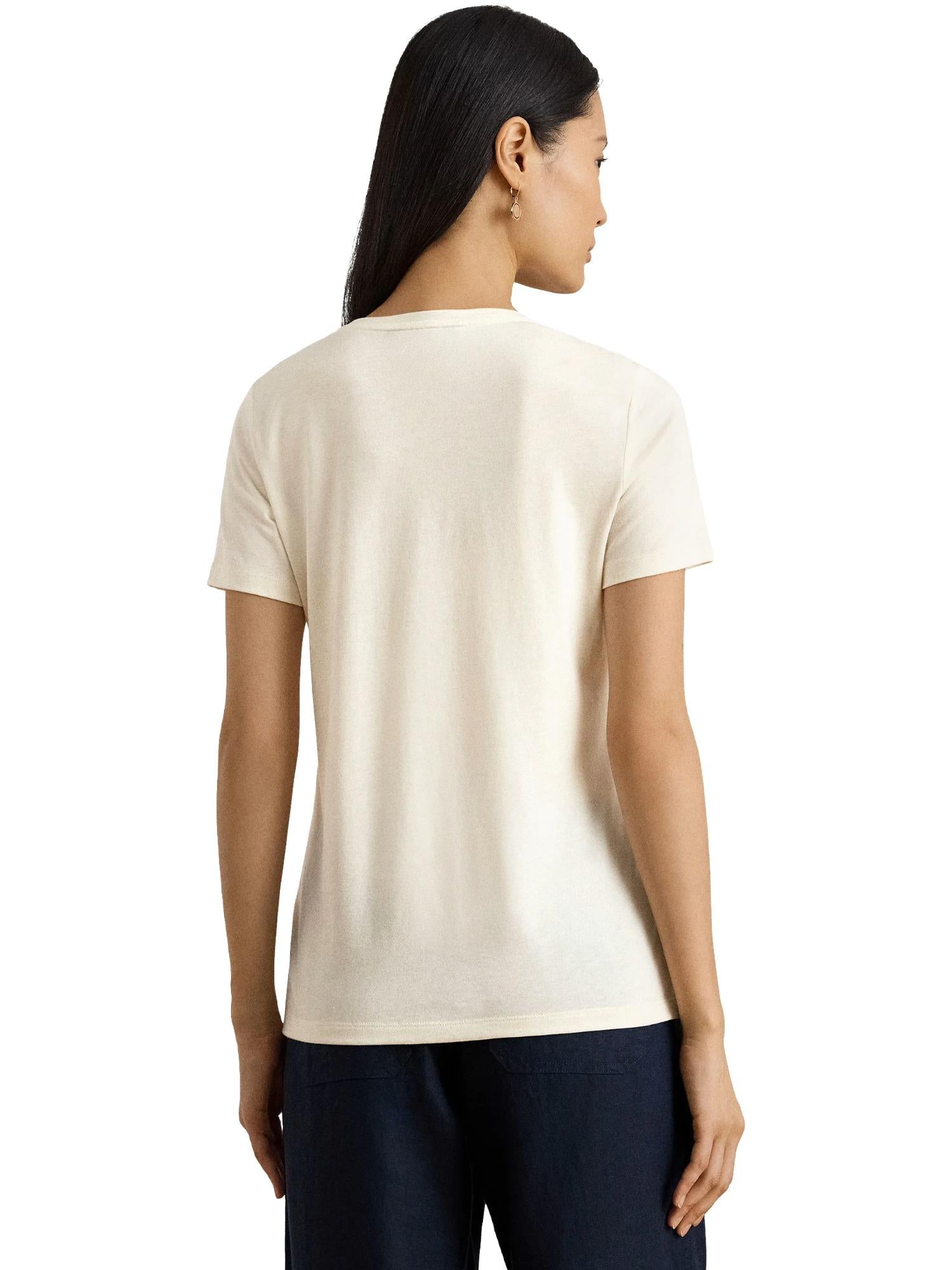 Lauren Ralph Lauren T-shirt con ricamo Katlin