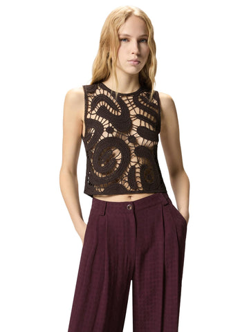 Pinko Top crochet Eruzione