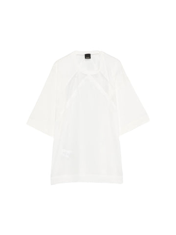 Pinko T-shirt con inserti in pizzo Stephanie