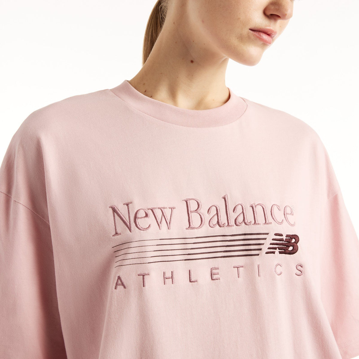 New Balance T-Shirt Girocollo Trackside Oversized