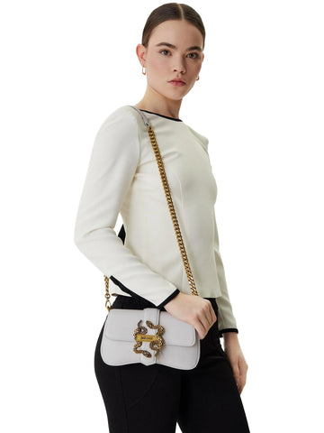 Just Cavalli Borsa con fibbia snake