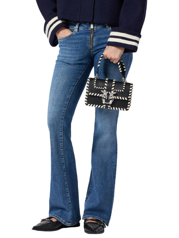 Pinko Borsa con infilature Love One Mini