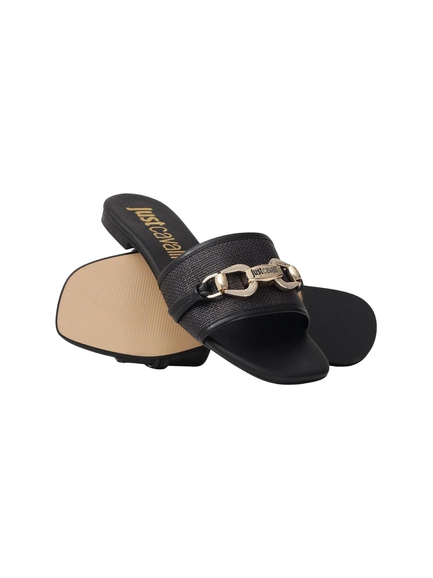 Just Cavalli Ciabatte con morsetto logato