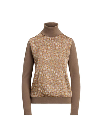 Lauren Ralph Lauren Maglia in lana con inserto