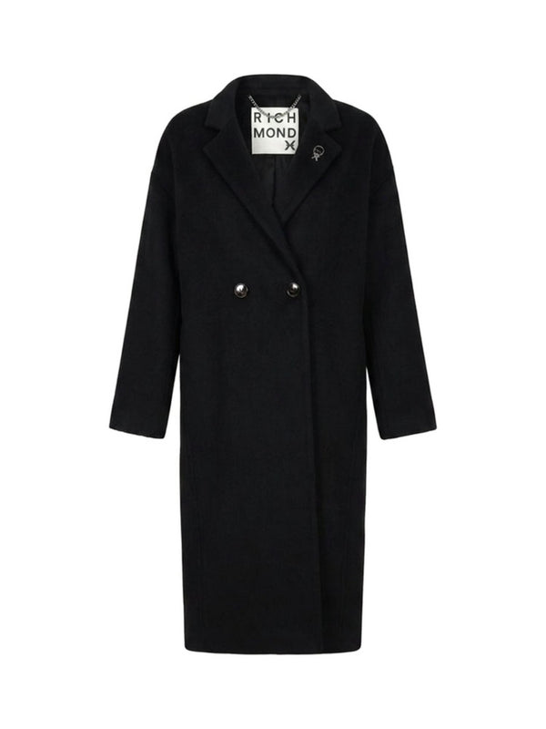 Cappotto Doppiopetto con Singolo Bottone