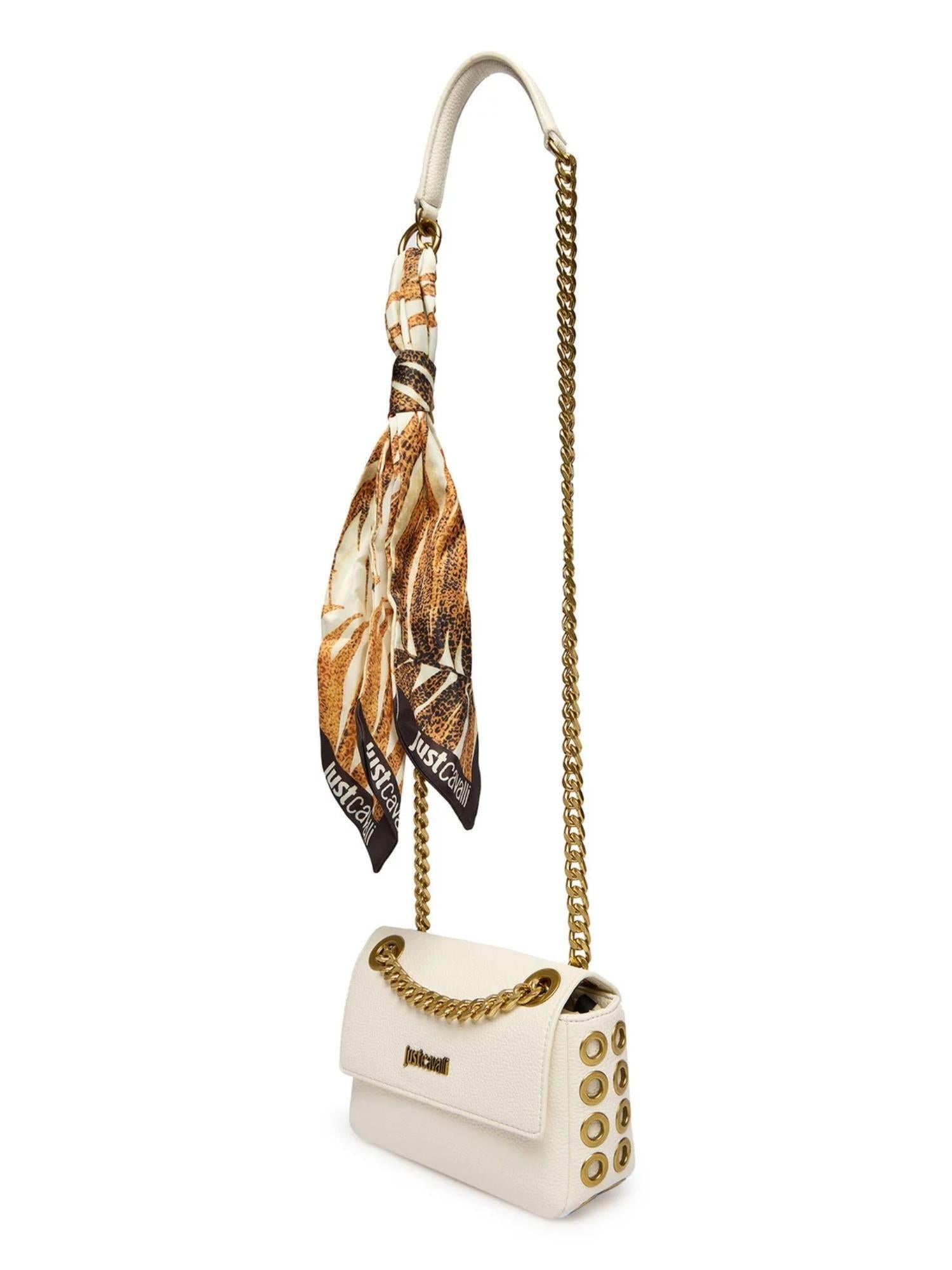 Just Cavalli Borsa in ecopelle con foulard