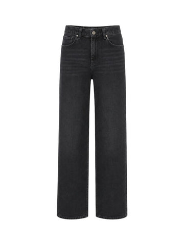 Jeans Dritto in Denim Nero