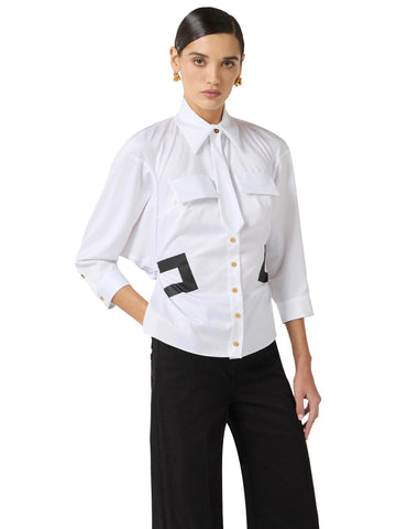 Elisabetta Franchi Camicia con cravattino