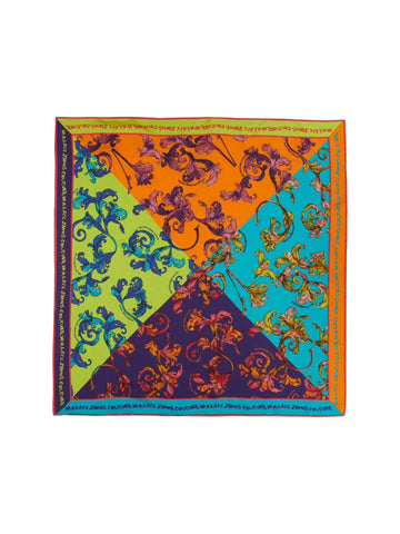 Versace Jeans Couture Foulard quadrato in seta 90x90