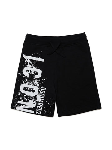 Dsquared Shorts con logo ICON effetto vernice