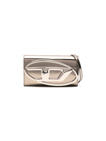 Diesel Clutch portafoglio 1DR in pelle lucida