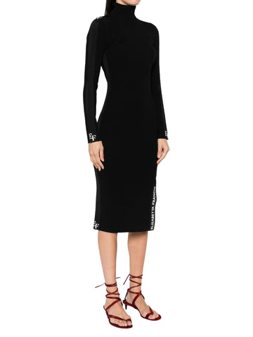 Elisabetta Franchi Abito con bande lucide