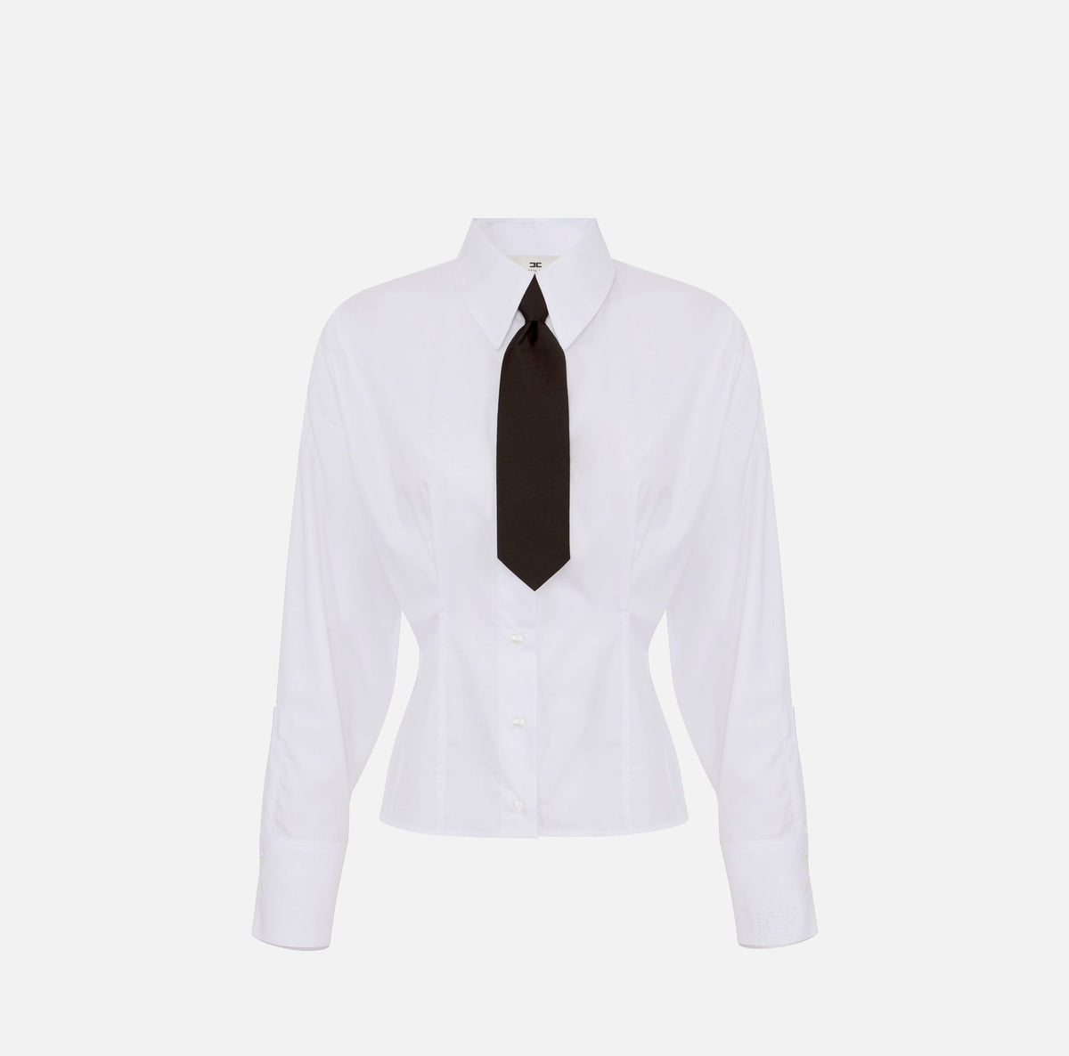 Camicia in popeline con cravattino