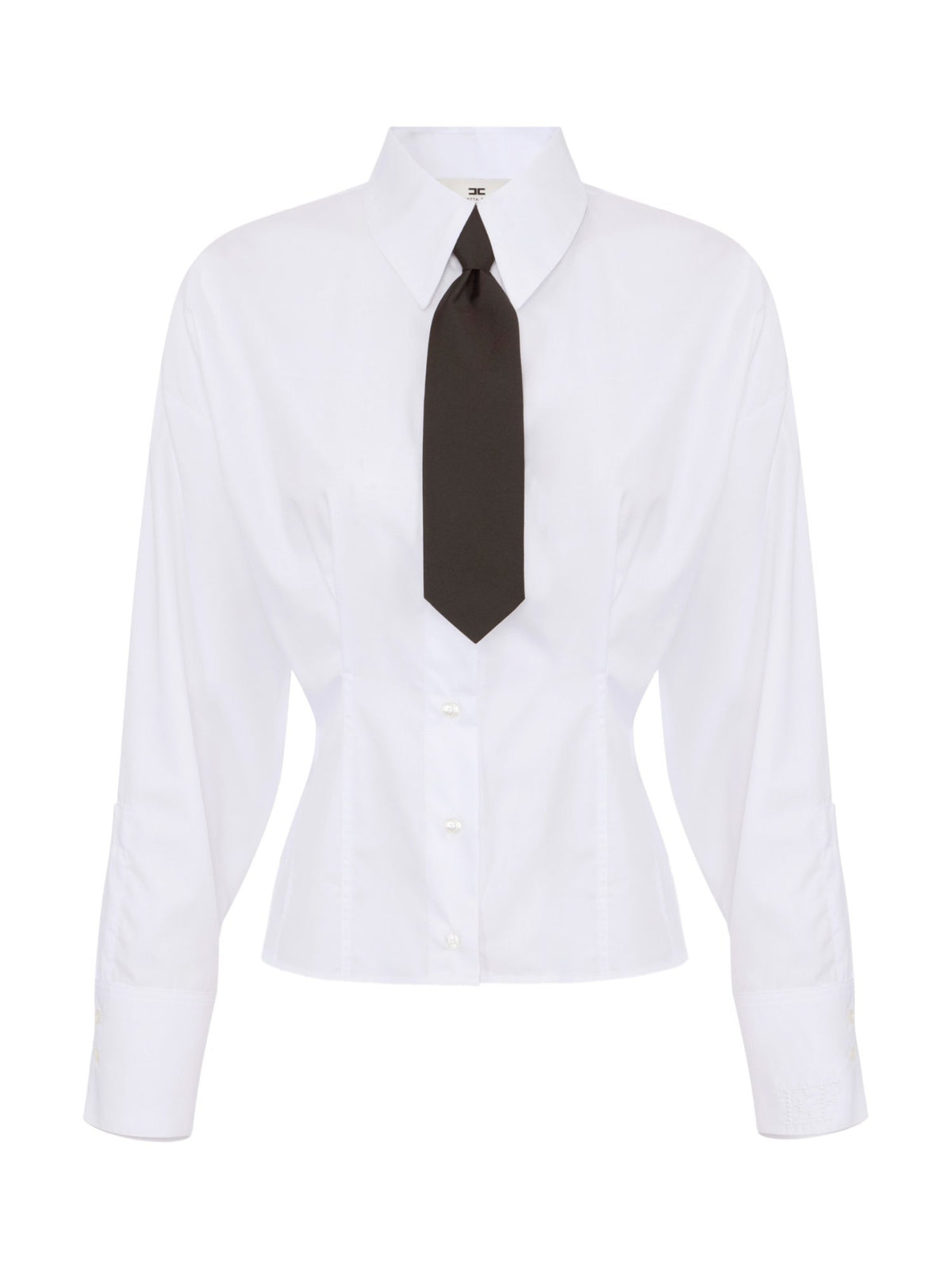 Camicia in popeline con cravattino
