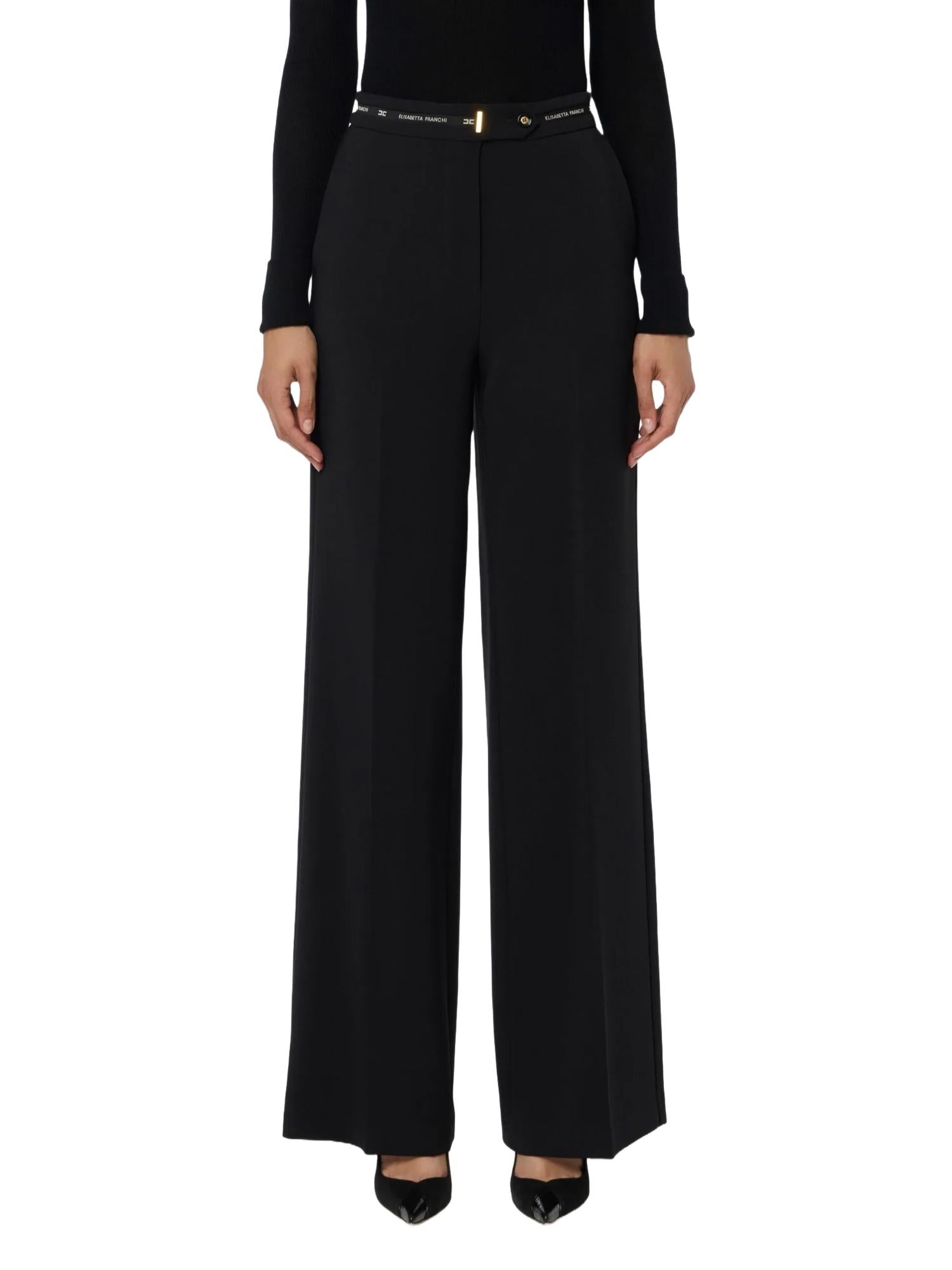 Elisabetta Franchi Pantalone con nastro logato
