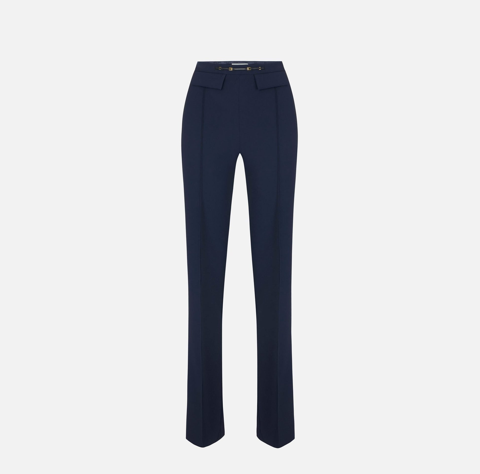 Pantaloni in doppio crêpe stretch