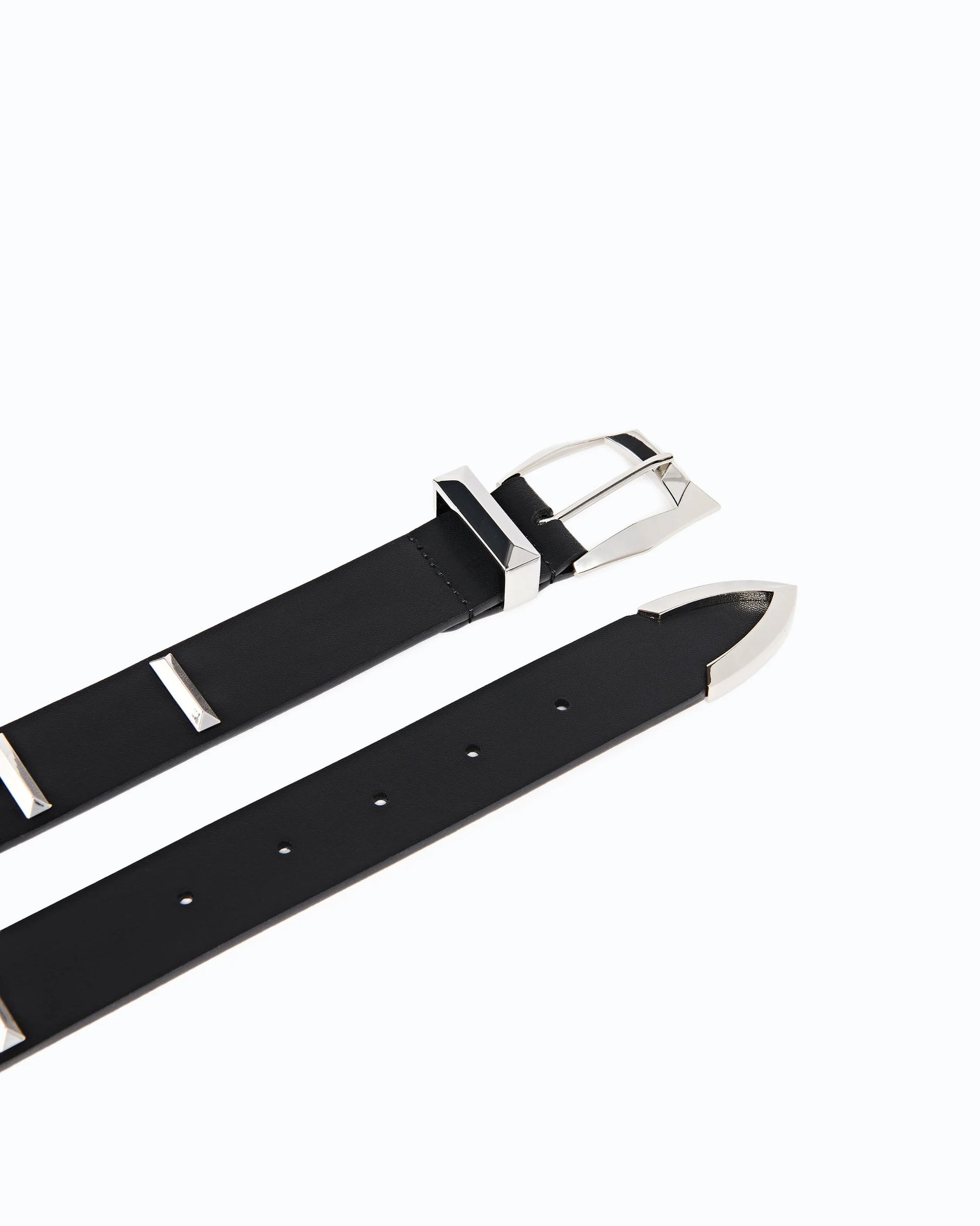 Pinko Cintura in Morbida Pelle con Borchie donna