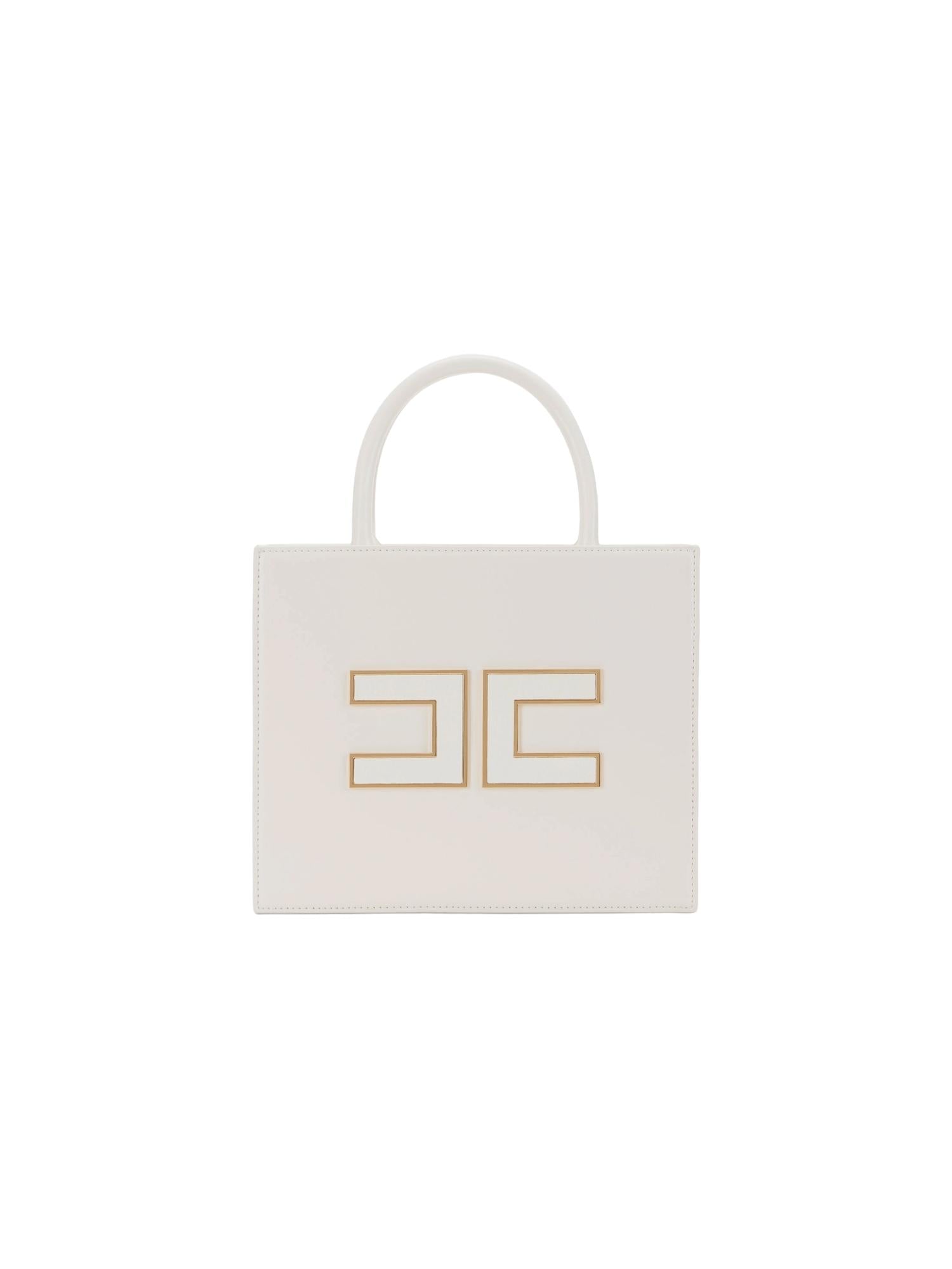 Elisabetta Franchi Borsa tote piccola con logo