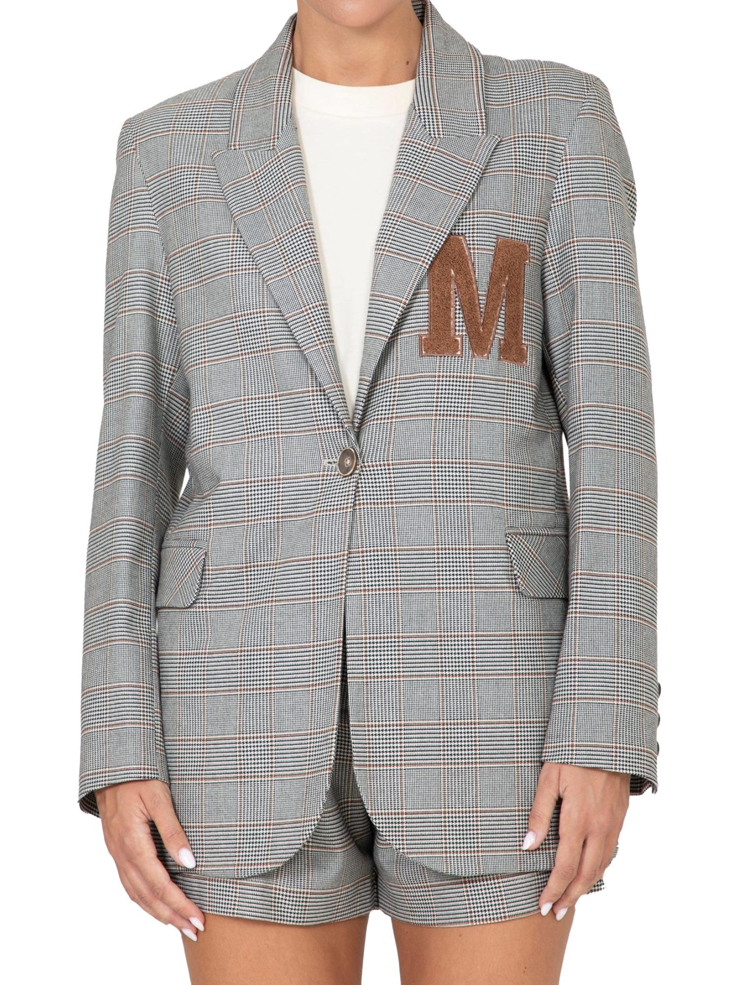 Marc Ellis Giacca a quadri con logo