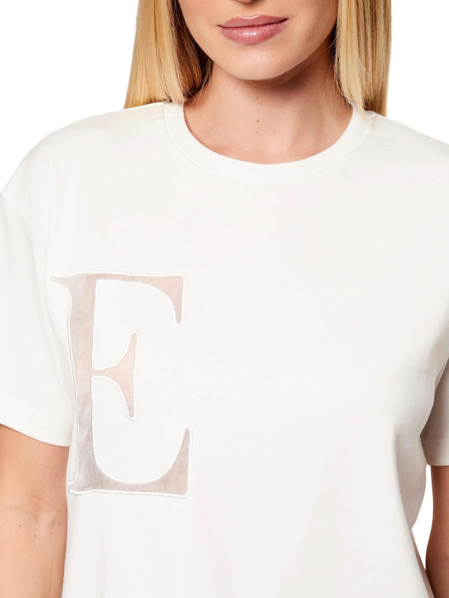 Elisabetta Franchi T-shirt oversize con logo