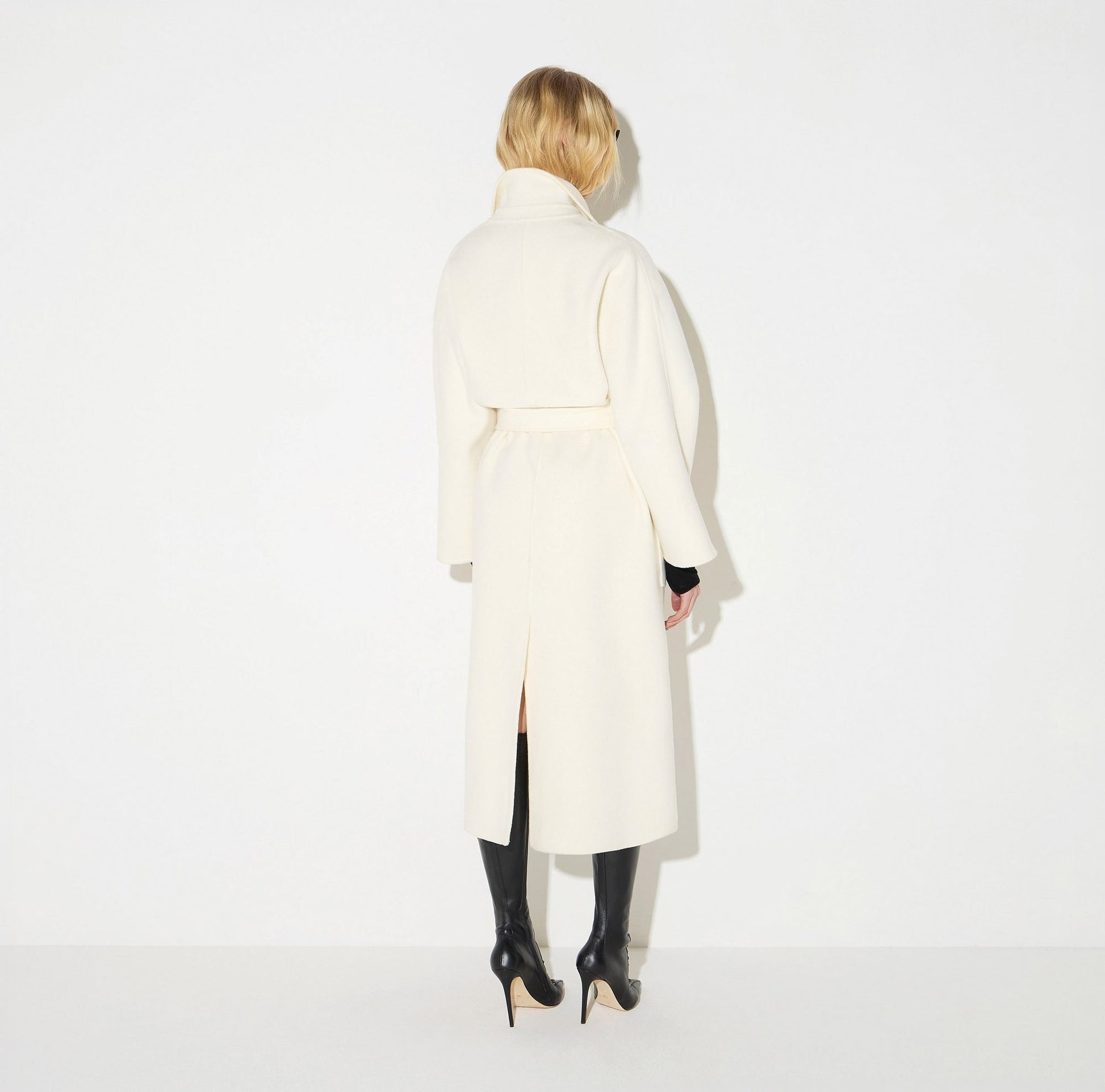 Cappotto in panno double di lana