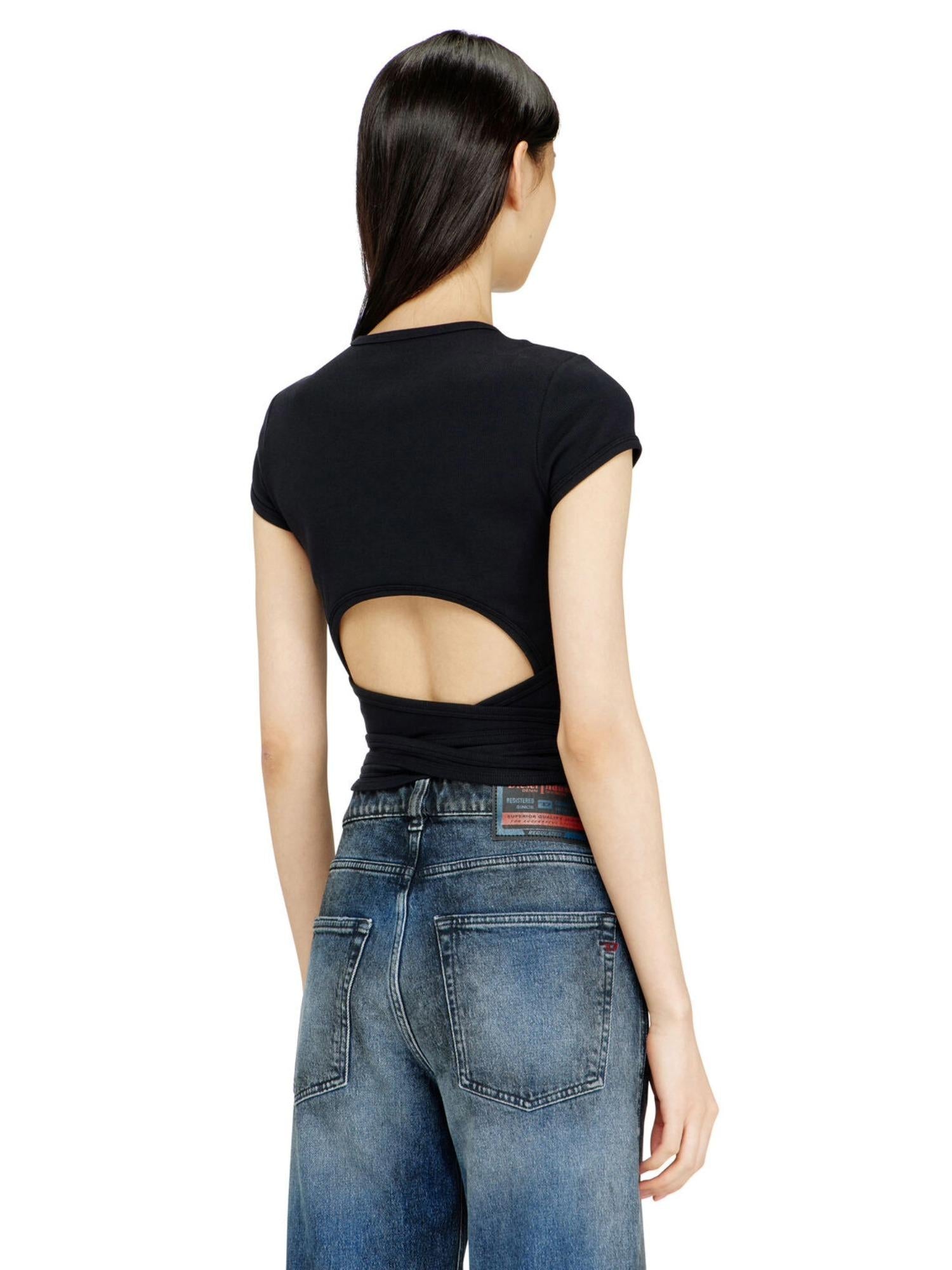 Diesel T-shirt con stringhe T-Bunny-Tail-S1