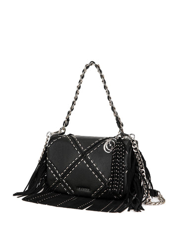 Borsa a spalla Isabel Rock con Catena Intrecciata