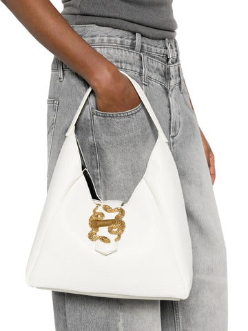 Just Cavalli Borsa tote con fibbia snake