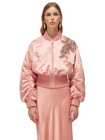 Blugirl Bomber con cristalli ricamati