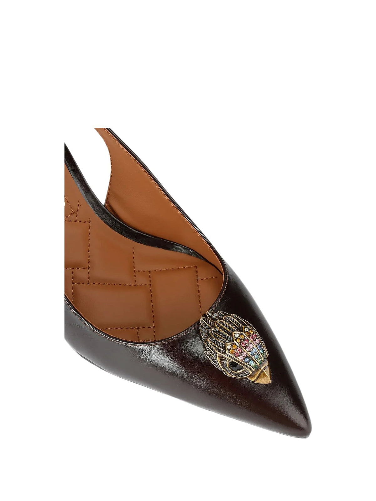 Décolleté slingback belgravia in pelle con tacco a spillo