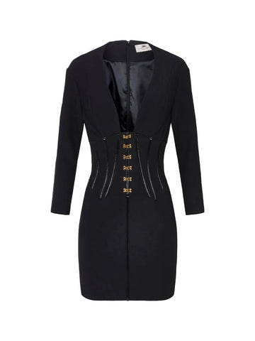 Elisabetta Franchi Abito con dettagli corsetto