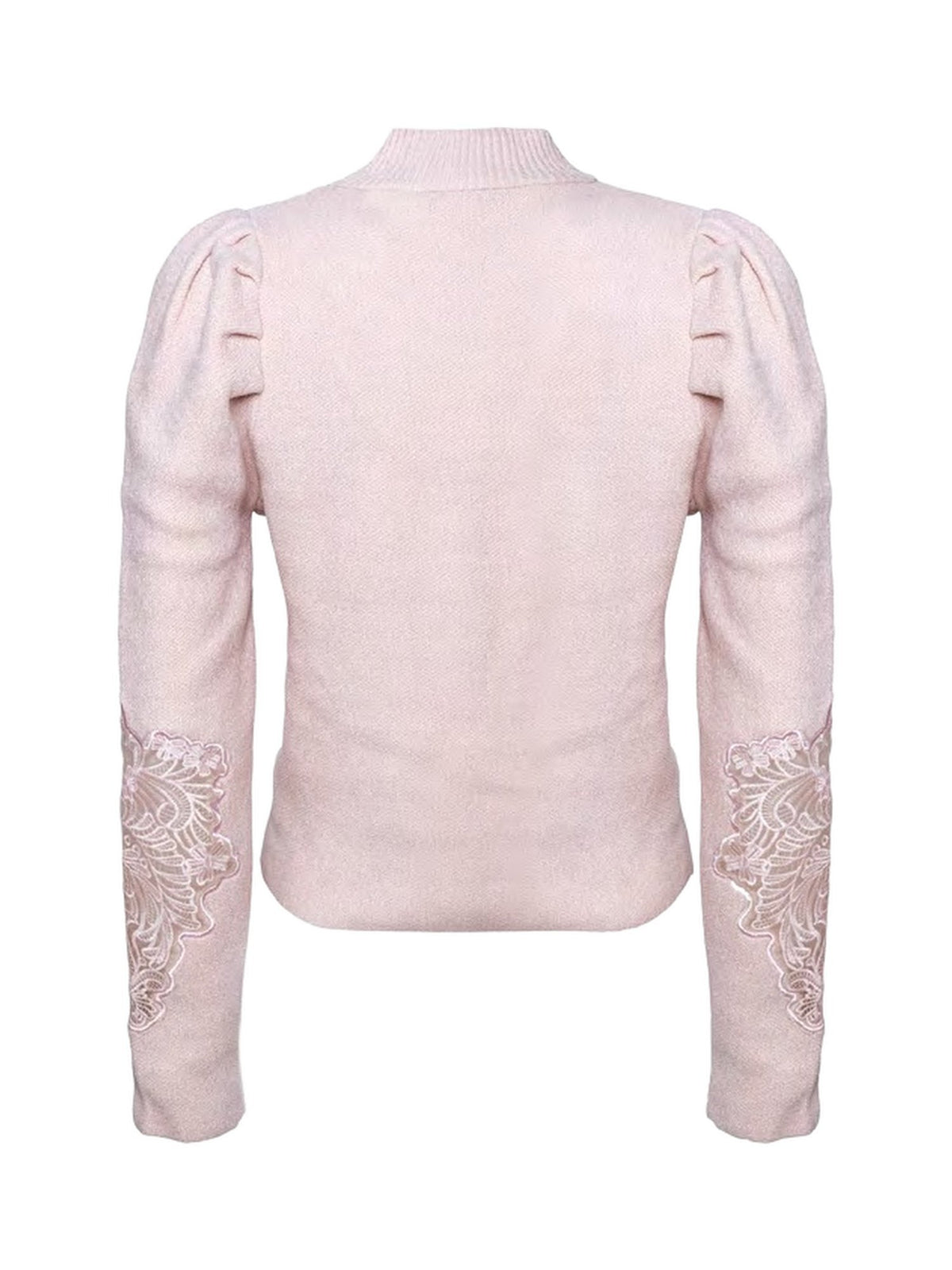Maglia Aderente con Maniche a Sbuffo