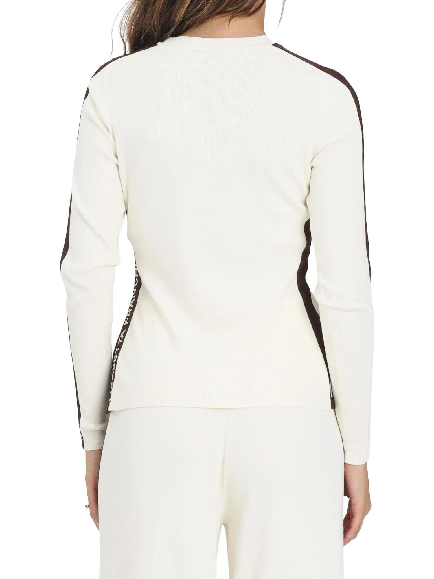 Elisabetta Franchi Maglia con bande a contrasto