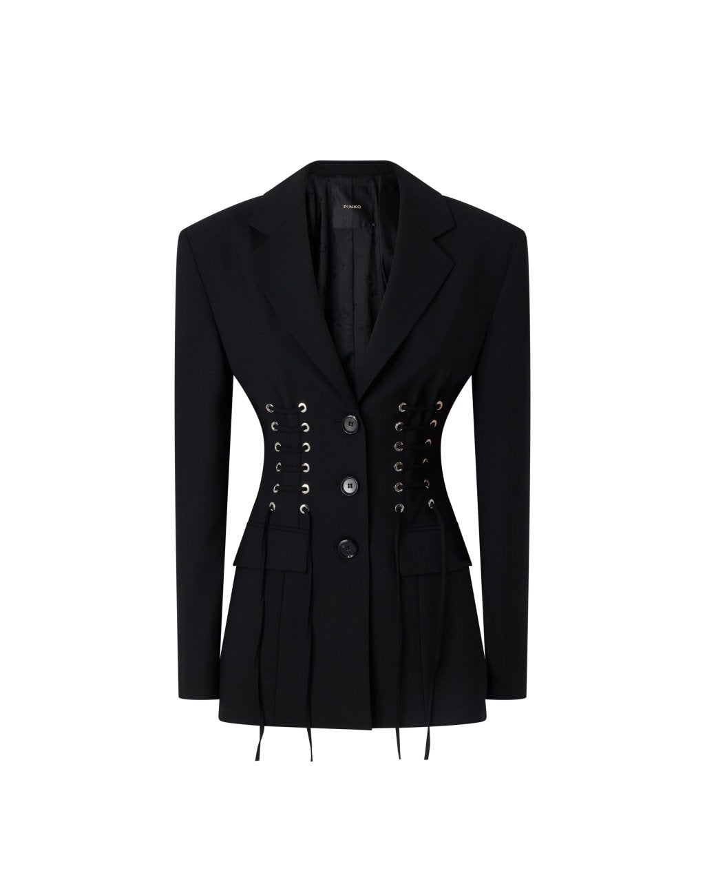 Pinko Giacca Aderente in Frescolana Stretch donna
