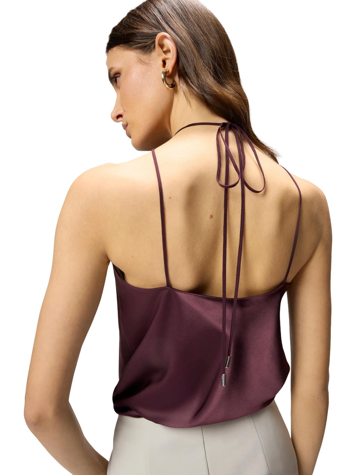 Pinko Top satinato carota